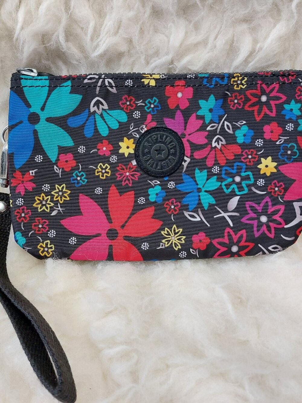 Kipling Creativity XL Pouch Vibrant Floral Blossom Print